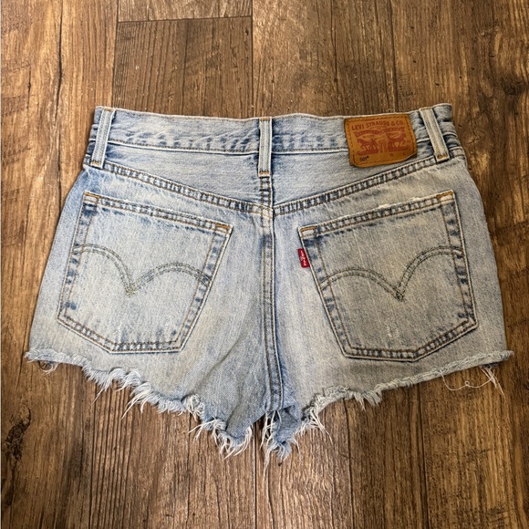 Levi's Pants - Levi’s 501 shorts size 25. Light denim. Button up fly. High waisted